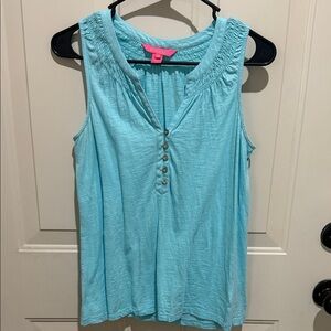 Lilly Pulitzer Light Blue Tank Top